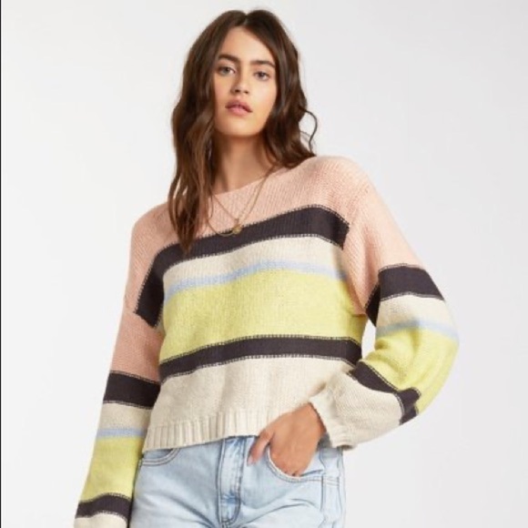 🔆BILLABONG🔆 SEEING STRIPES SWEATER - Picture 8 of 11